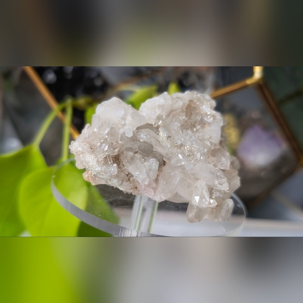 Clear Quartz Crystal Cluster